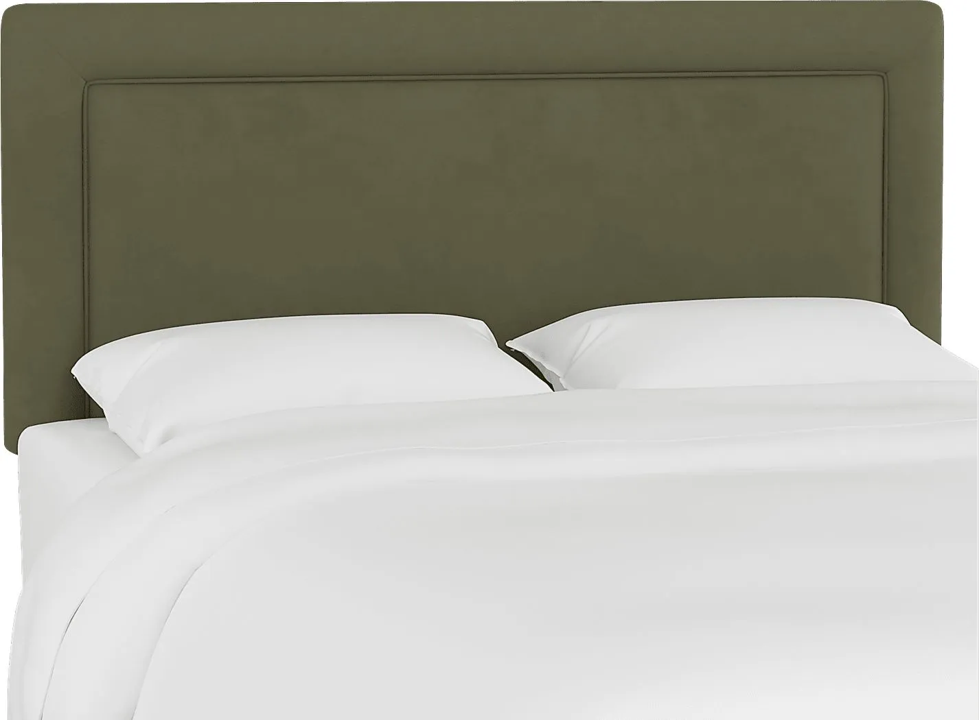 Kids Sweet Plains Green Twin Upholstered Headboard