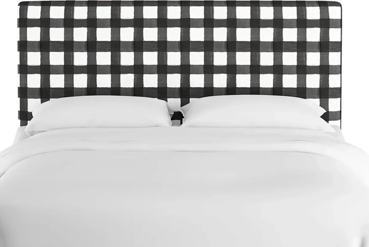 Ellalynn II Black Twin Headboard