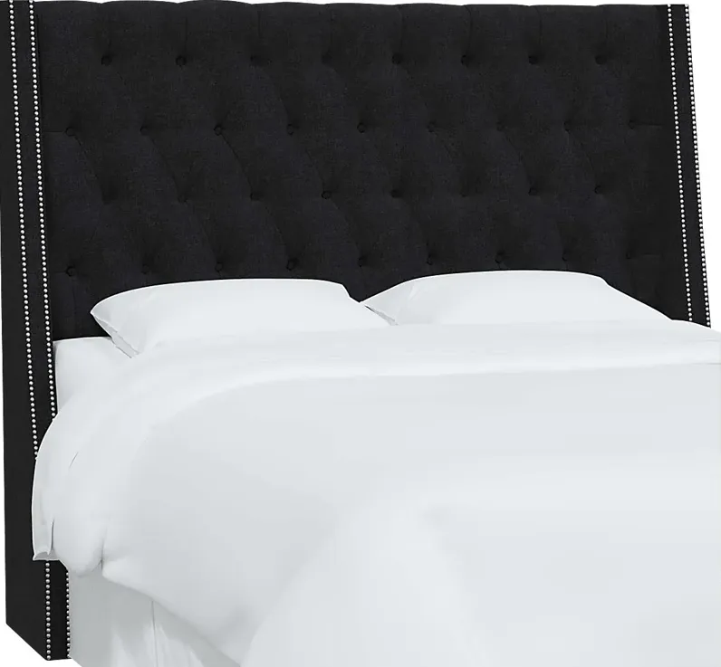 Aidyl Black Full Headboard