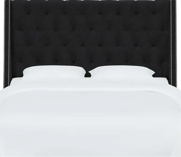 Aidyl Black Full Headboard