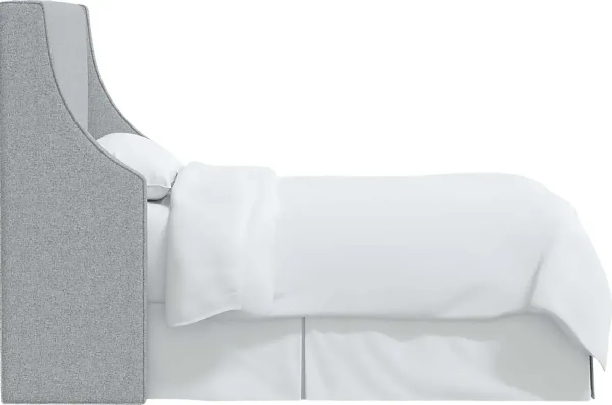 Alldenford Light Gray Full Headboard