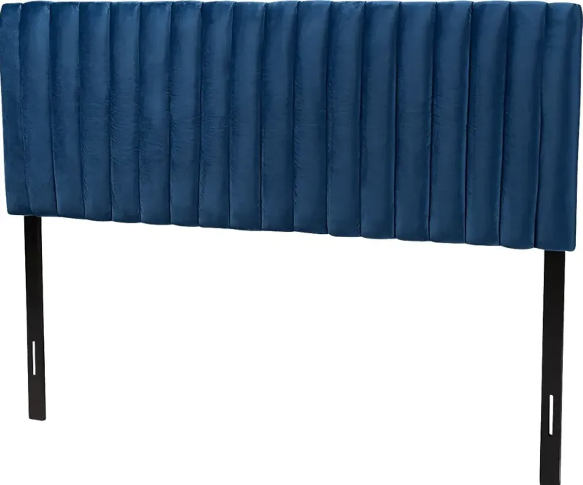 Mellany Navy Full Headboard