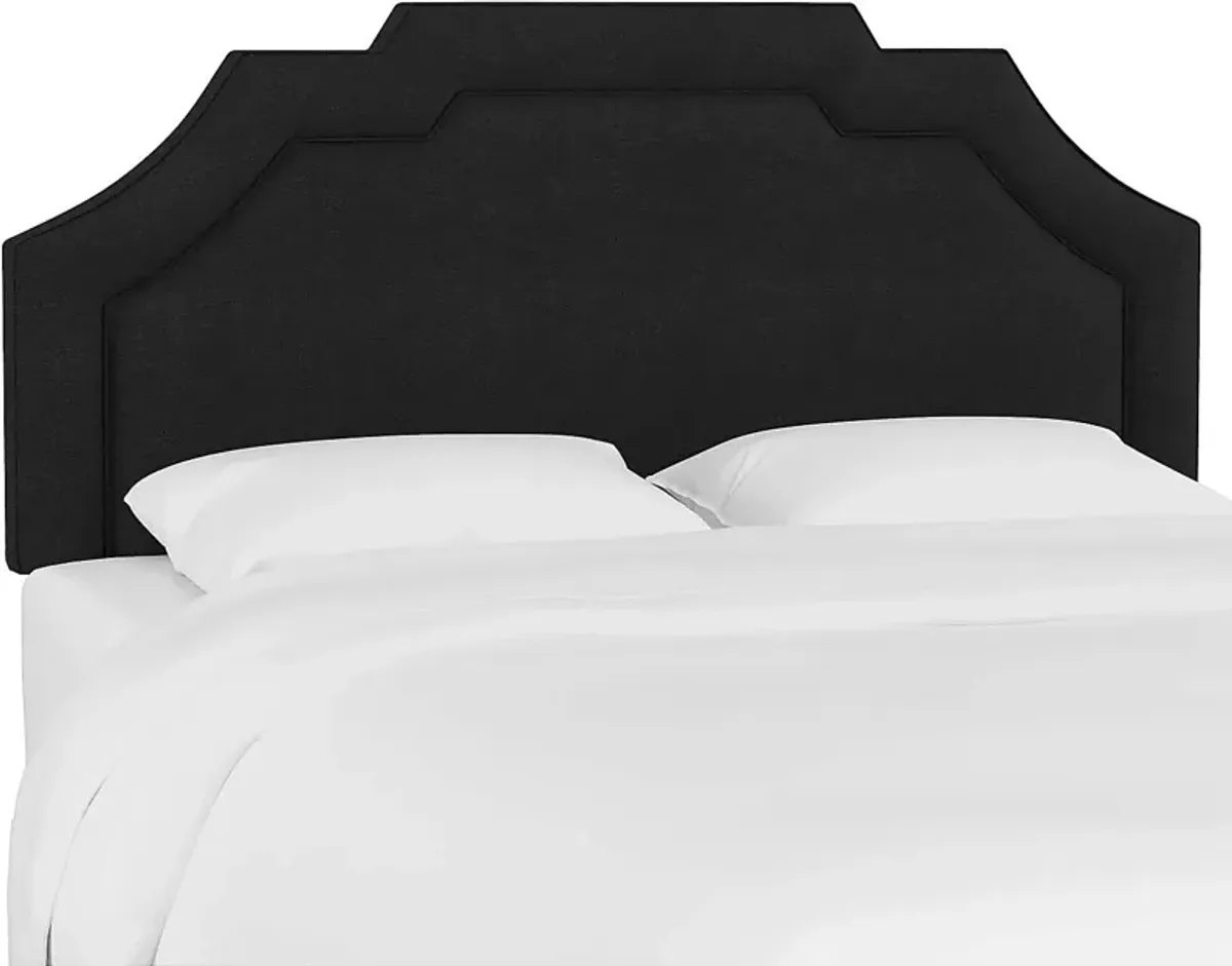 Evarelle I Black Full Headboard