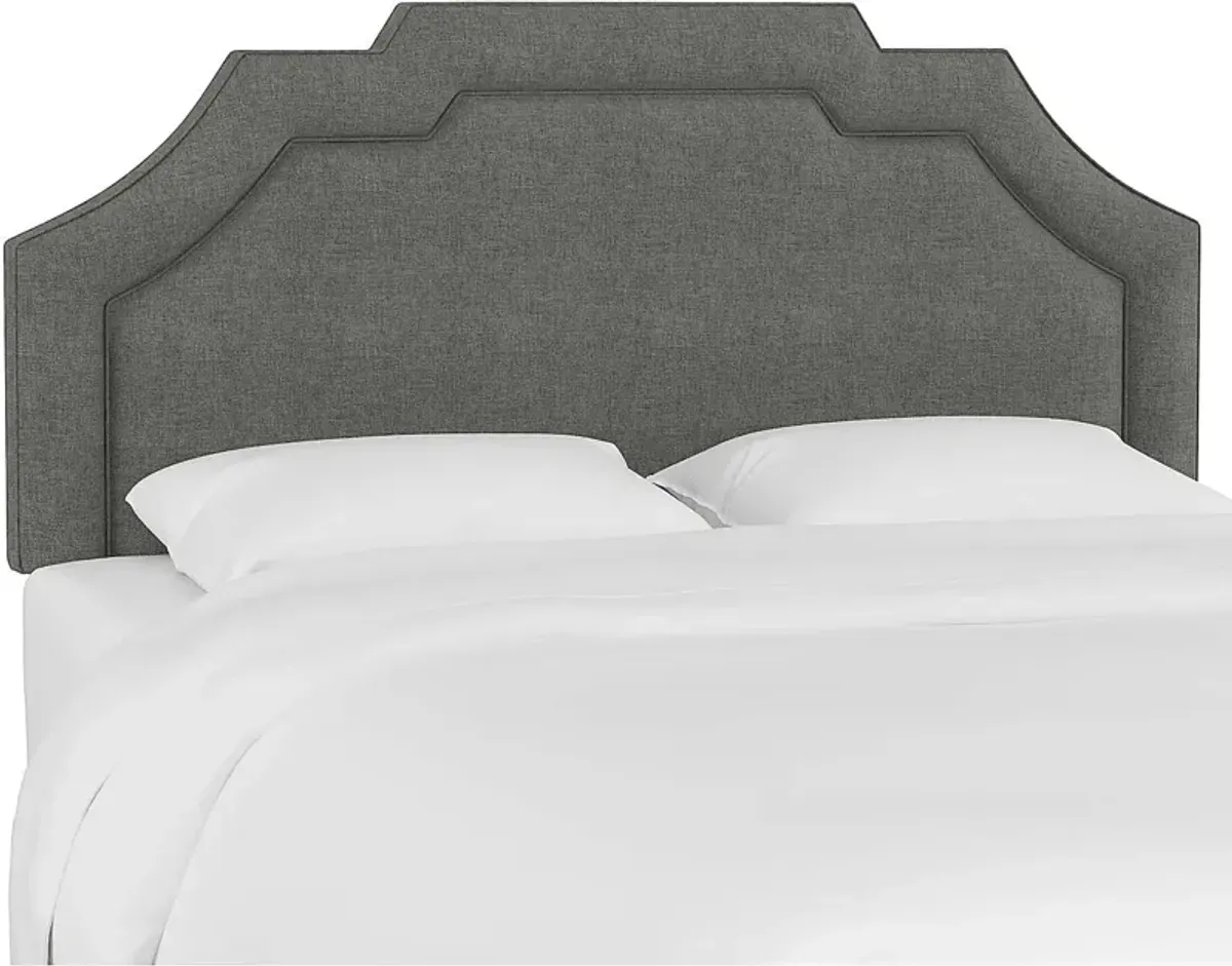 Evarelle I Charcoal Full Headboard