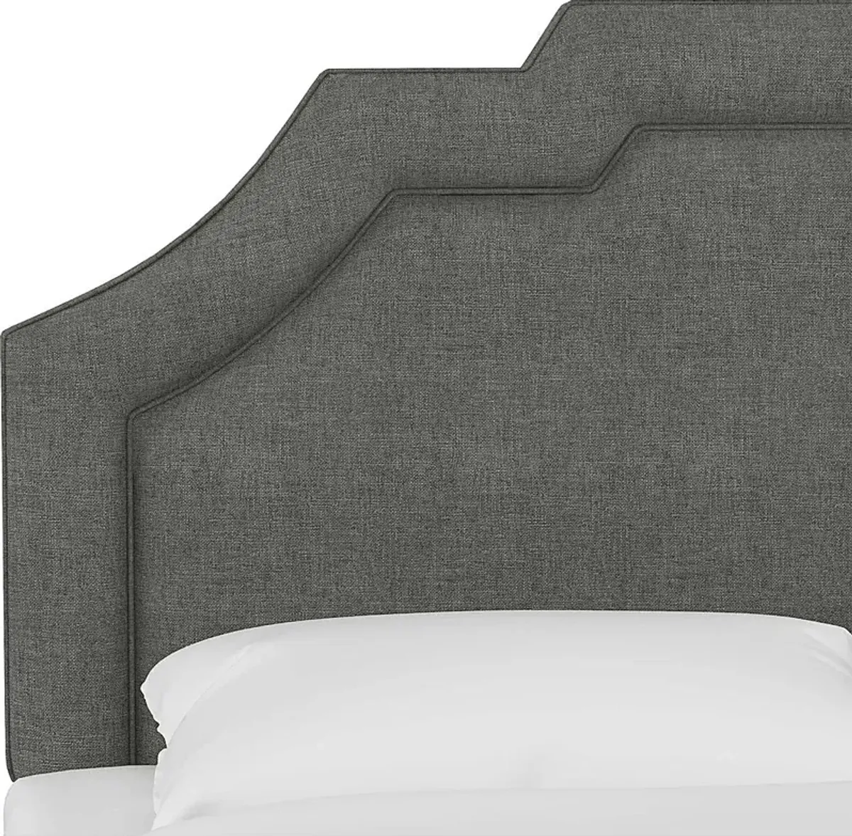 Evarelle I Charcoal Full Headboard