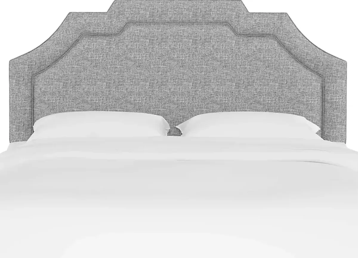 Evarelle I Light Gray Full Headboard