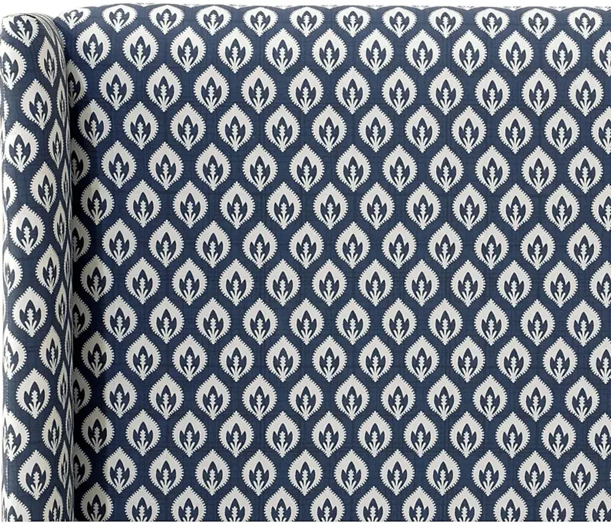 Delorna II Navy Full Headboard