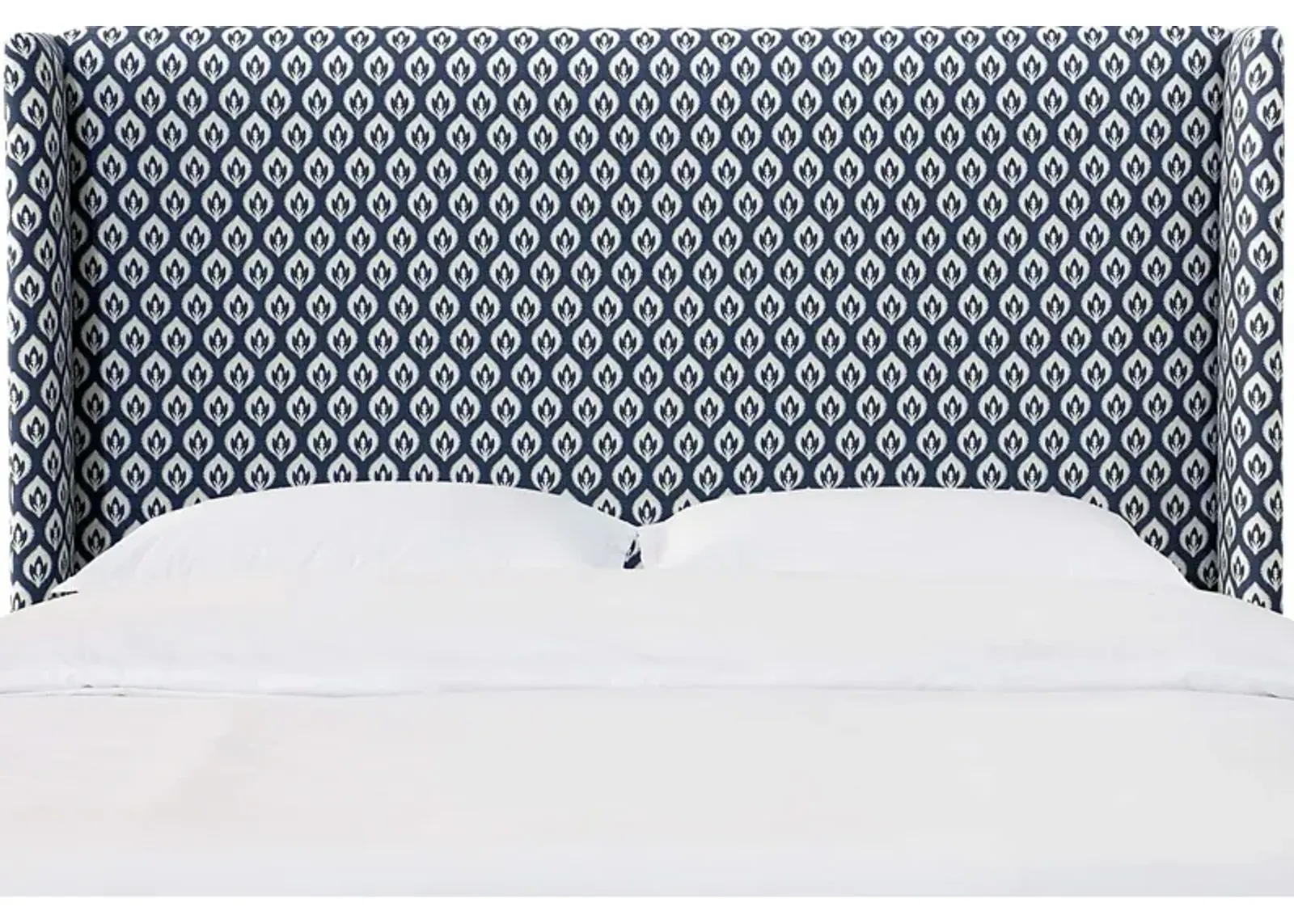 Delorna II Navy Full Headboard