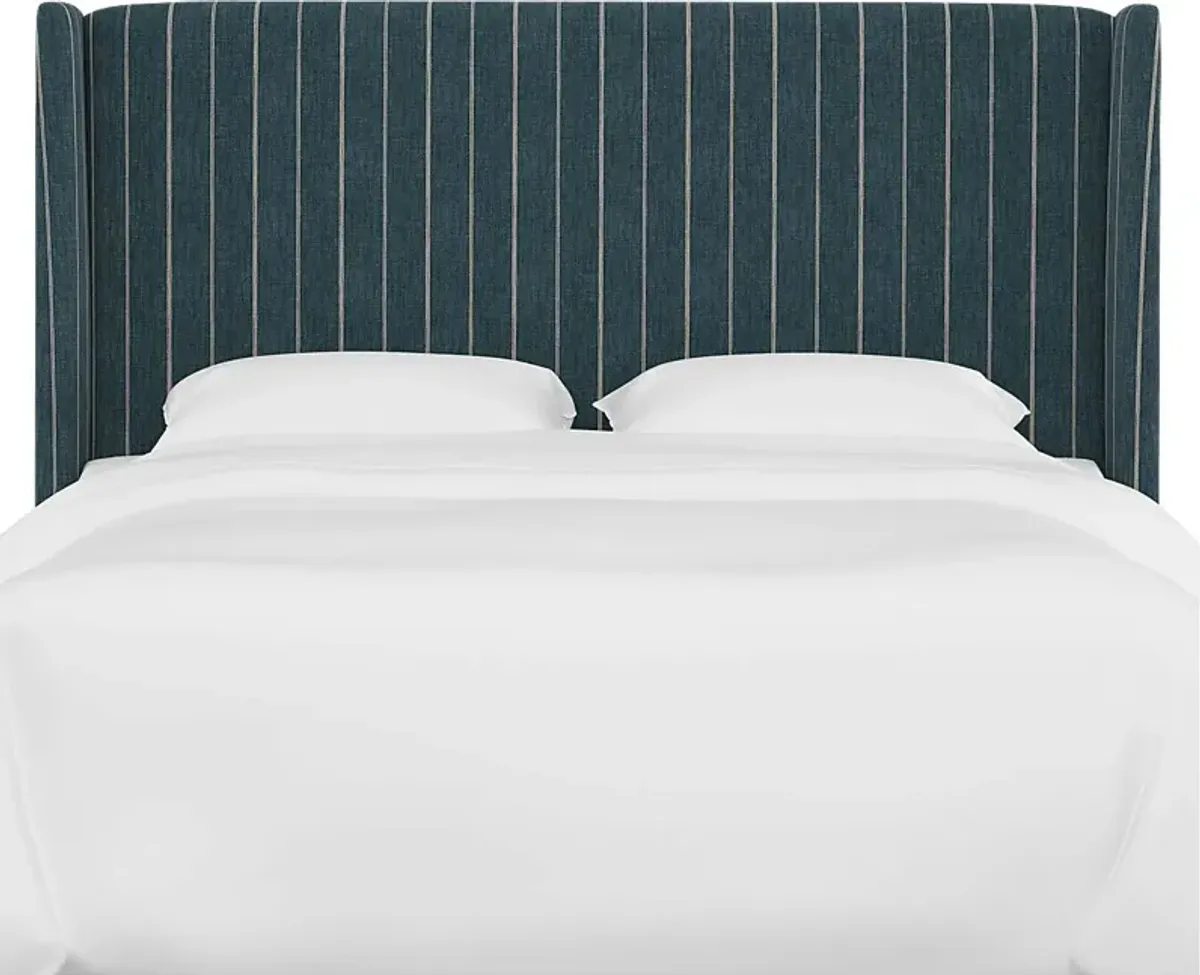 Delorna II Indigo Full Headboard