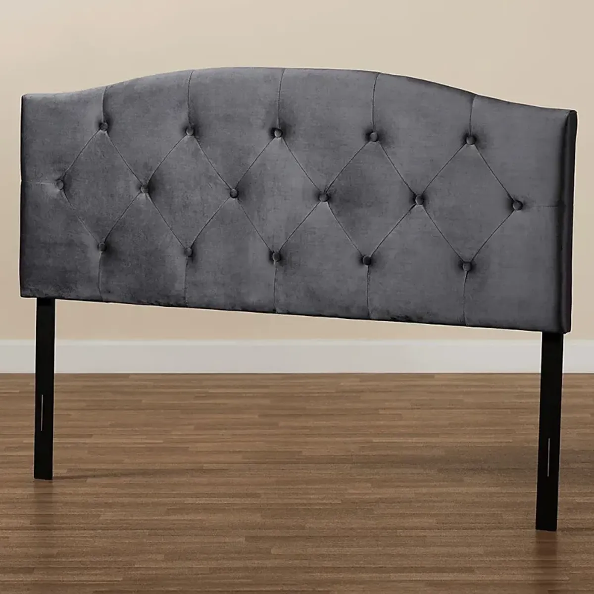 Broxbourne Gray Full Upholstered Headboard