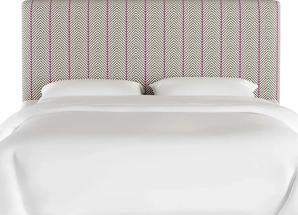 Ellalynn II Fuchia Full Headboard