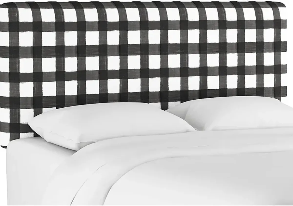 Ellalynn II Black Full Headboard