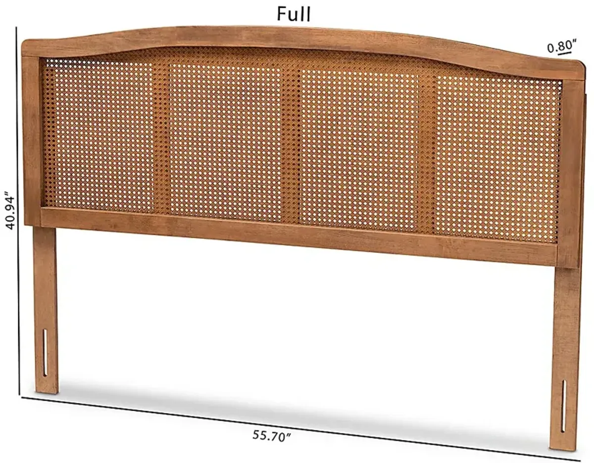 Aldrich Walnut Full Headboard