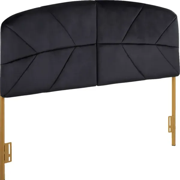 Blache Black Queen Headboard