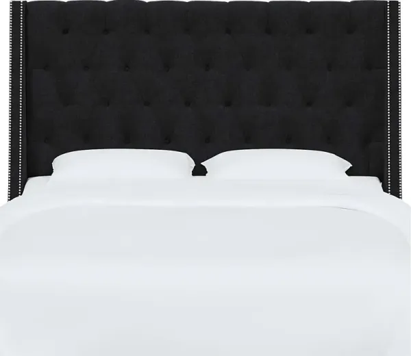 Aidyl Black Queen Headboard