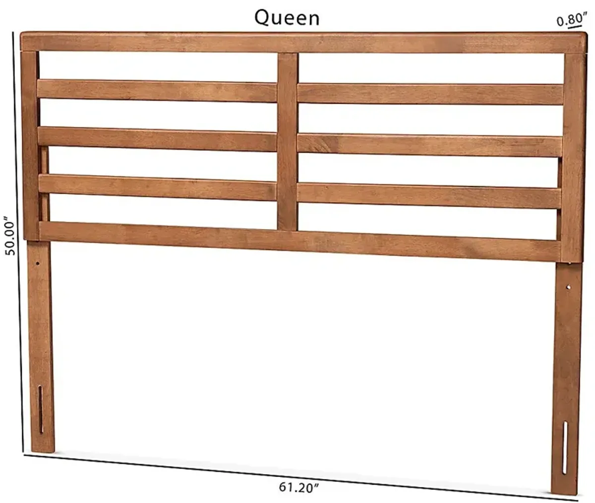 Rockton Brown Queen Headboard