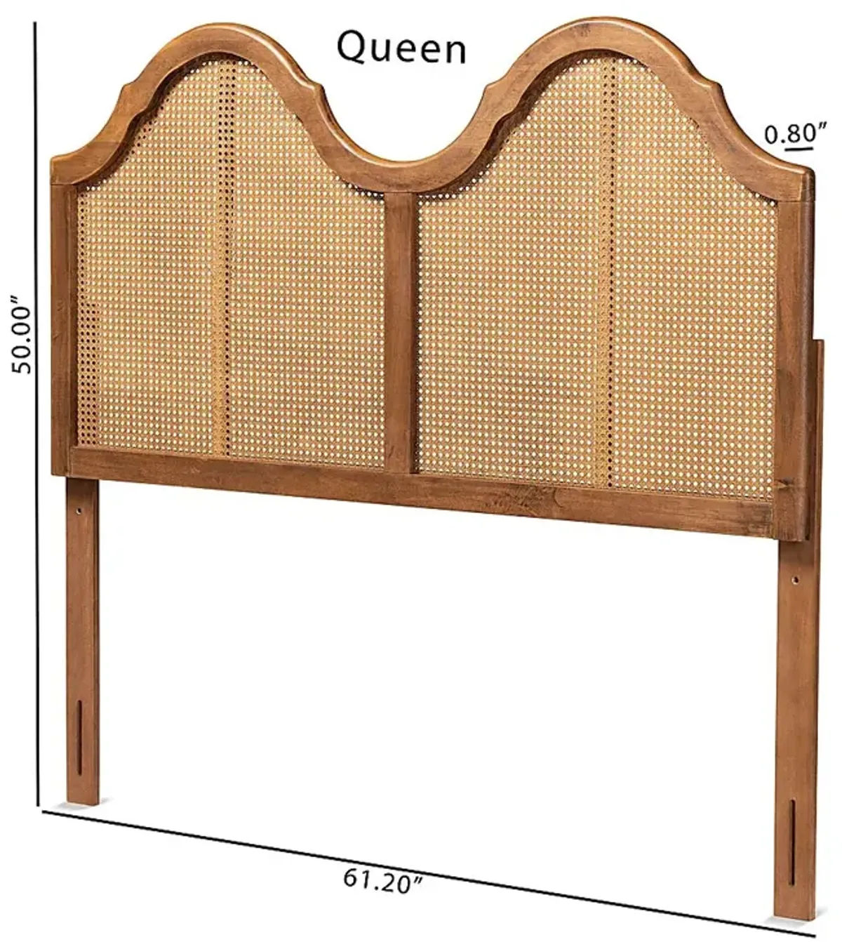 Bossham Brown Queen Headboard