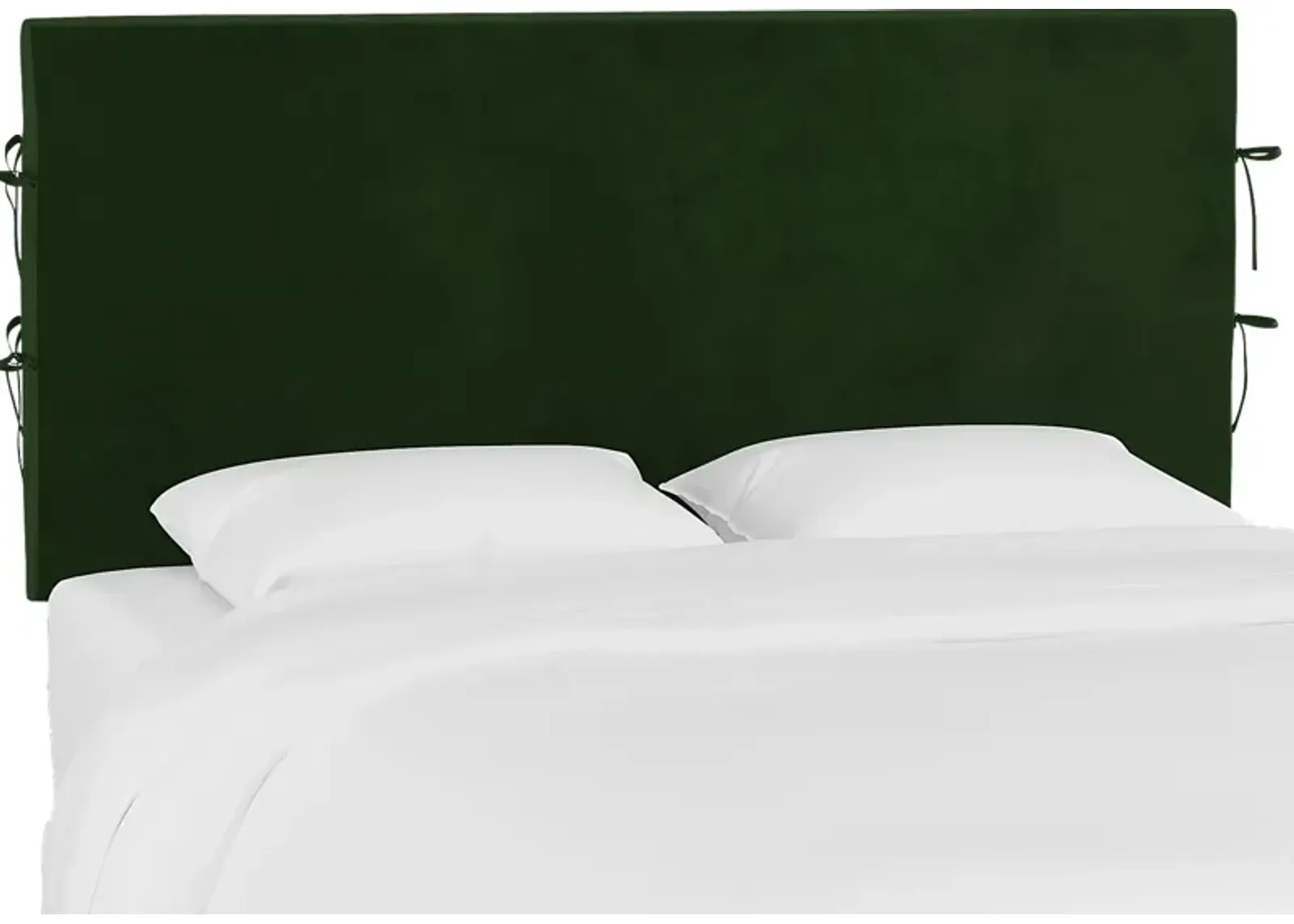 Deep Forest Emerald Queen Upholstered Headboard