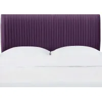 Norlana Purple Queen Headboard