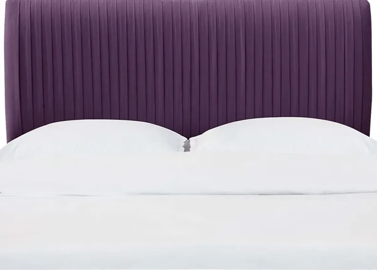 Norlana Purple Queen Headboard