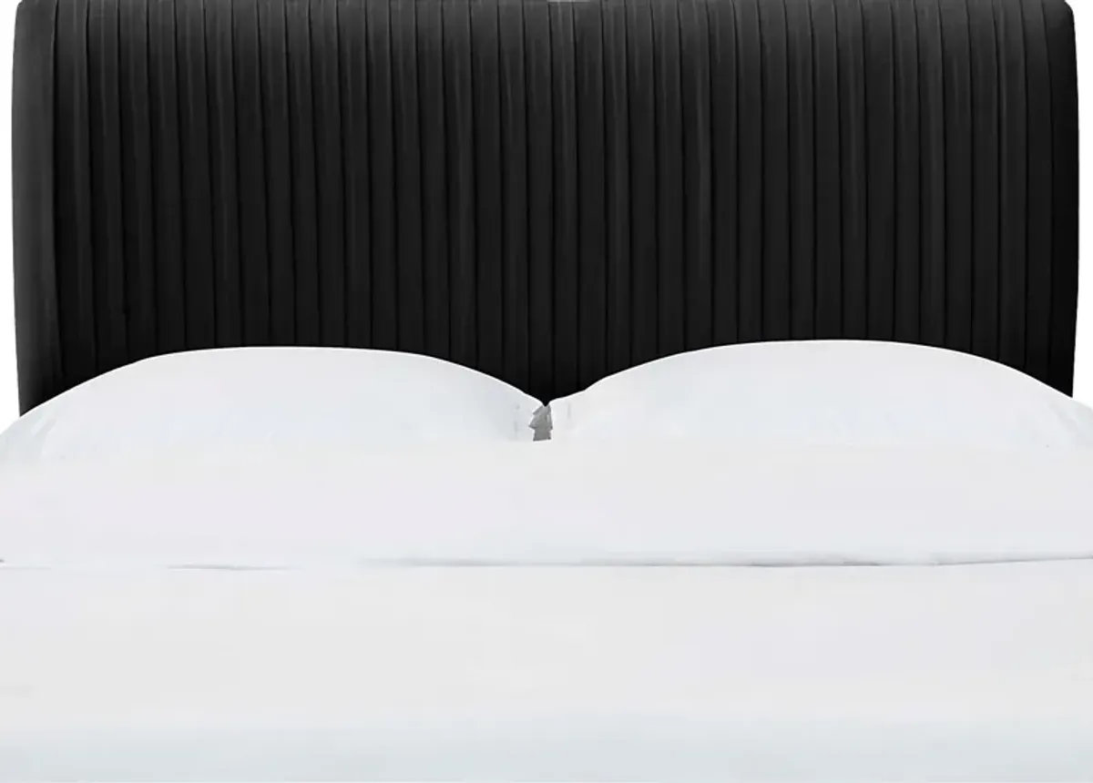 Norlana Black Queen Headboard