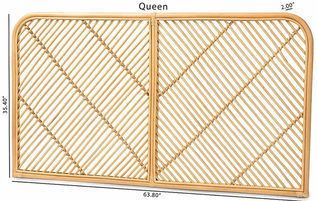 Akinan Brown Queen Headboard