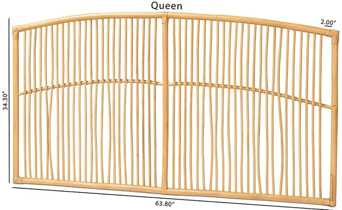 Alvinak Brown Queen Headboard