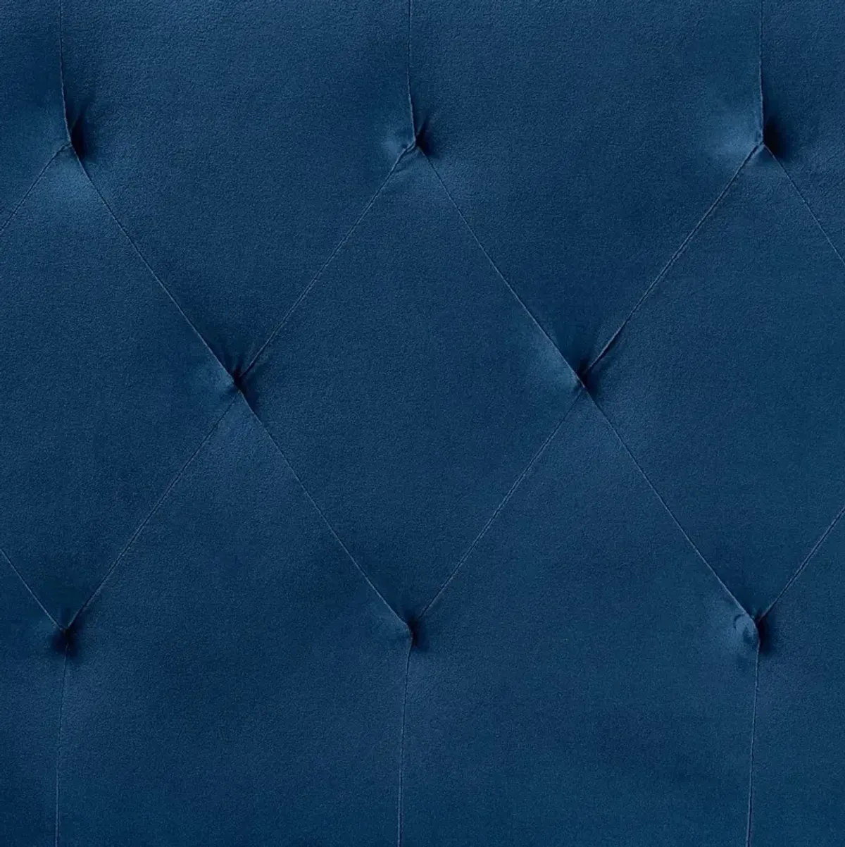 Arpino Navy Blue Queen Upholstered Headboard