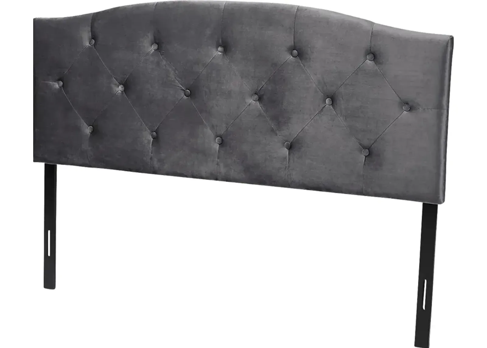 Broxbourne Gray Queen Upholstered Headboard