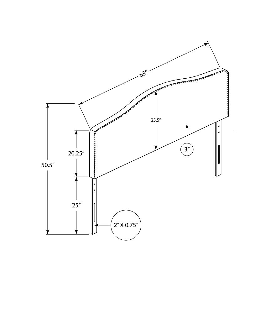 Selover White Queen Headboard