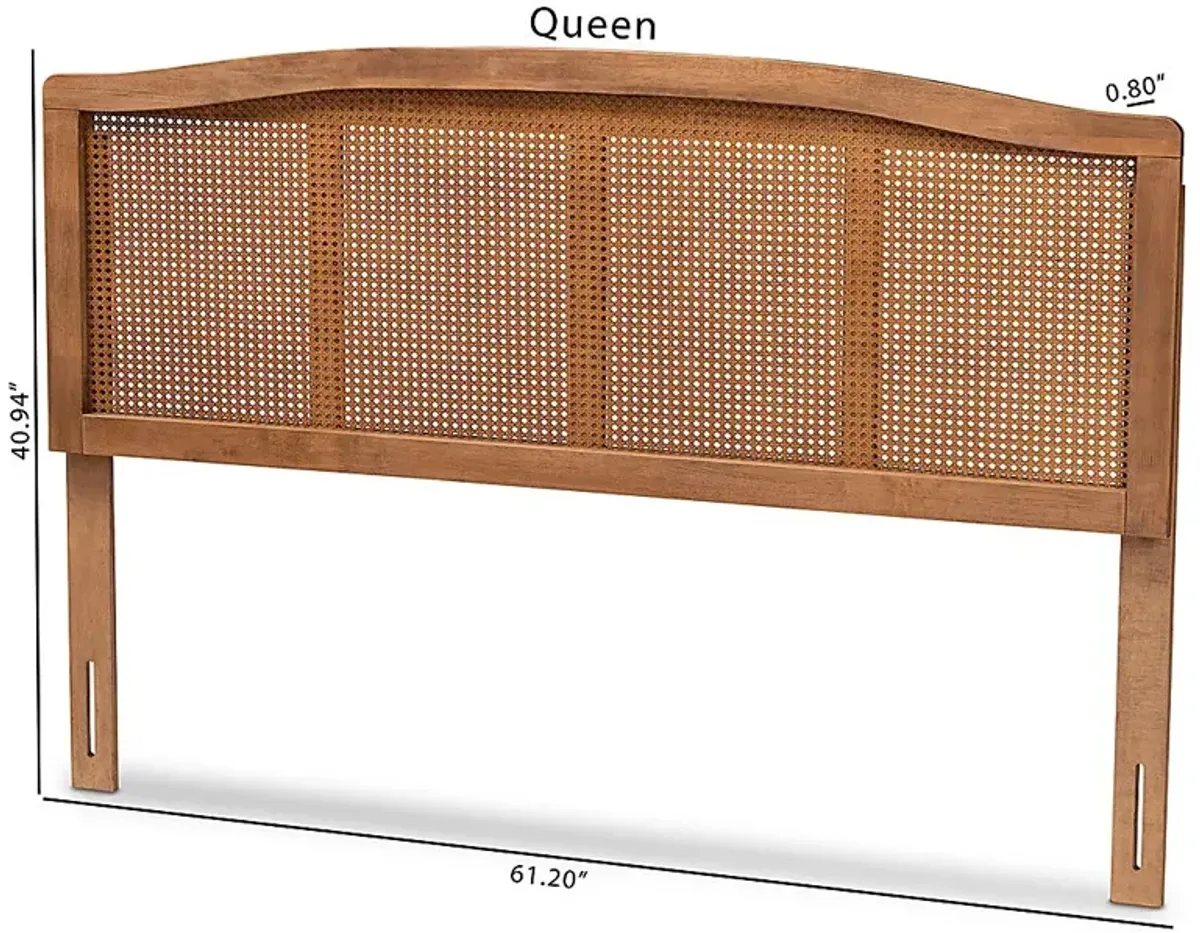 Aldrich Walnut Queen Headbord