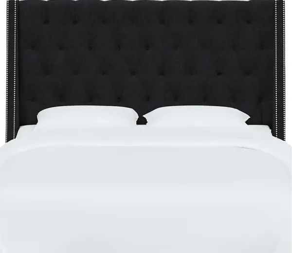 Aidyl Black King Headboard