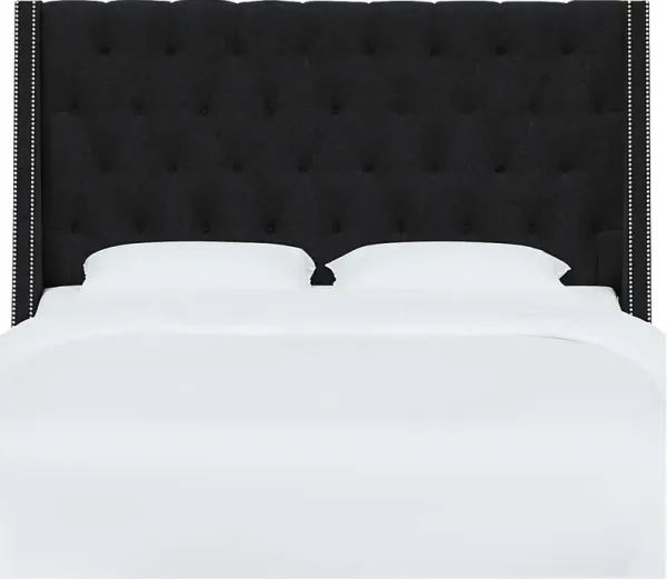 Aidyl Black California King Headboard