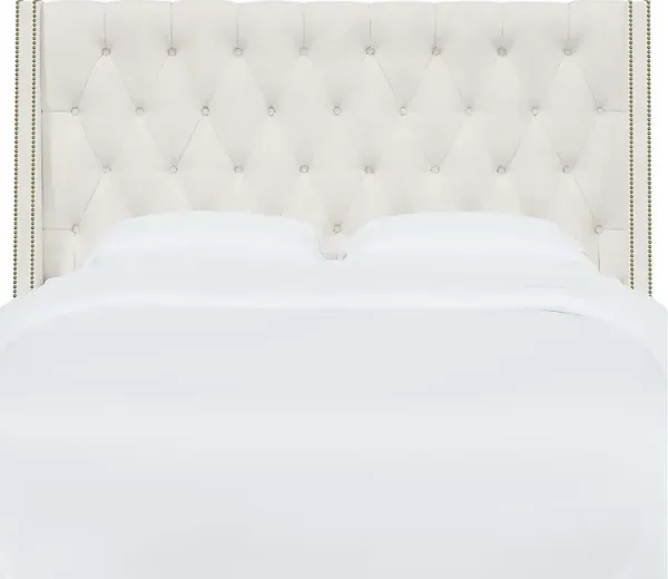 Aidyl White California King Headboard