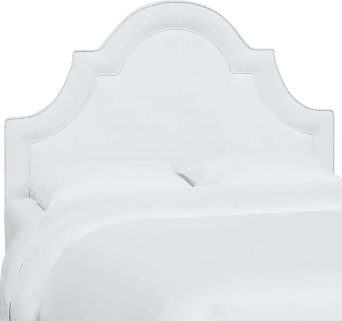 Aldimo White King Headboard