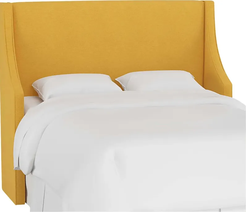 Allyena Yellow King Headboard