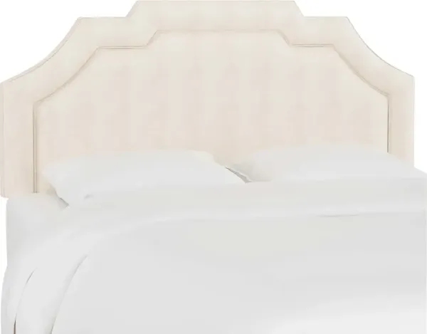 Evarelle I White California King Headboard