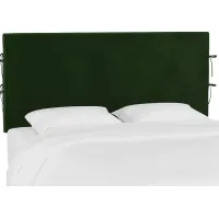 Deep Forest Emerald King Upholstered Headboard