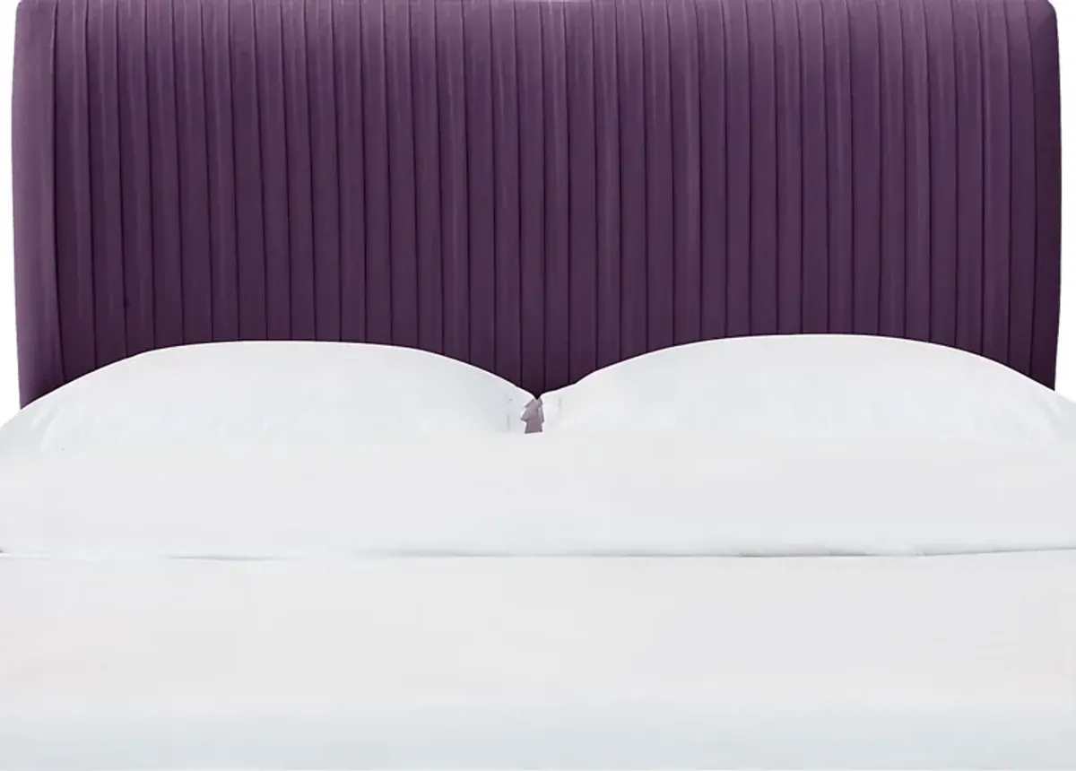 Norlana Purple California King Headboard