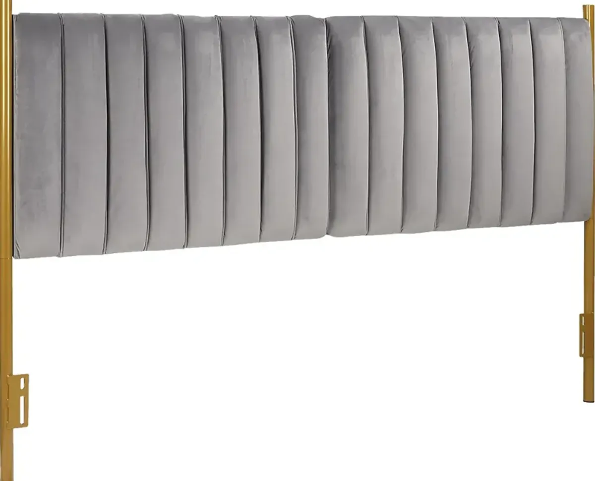 Caria Lane Gray Headboard