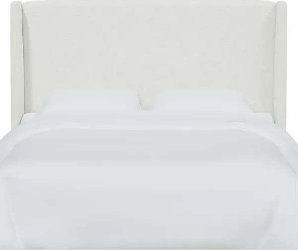 Delorna I White California King Headboard