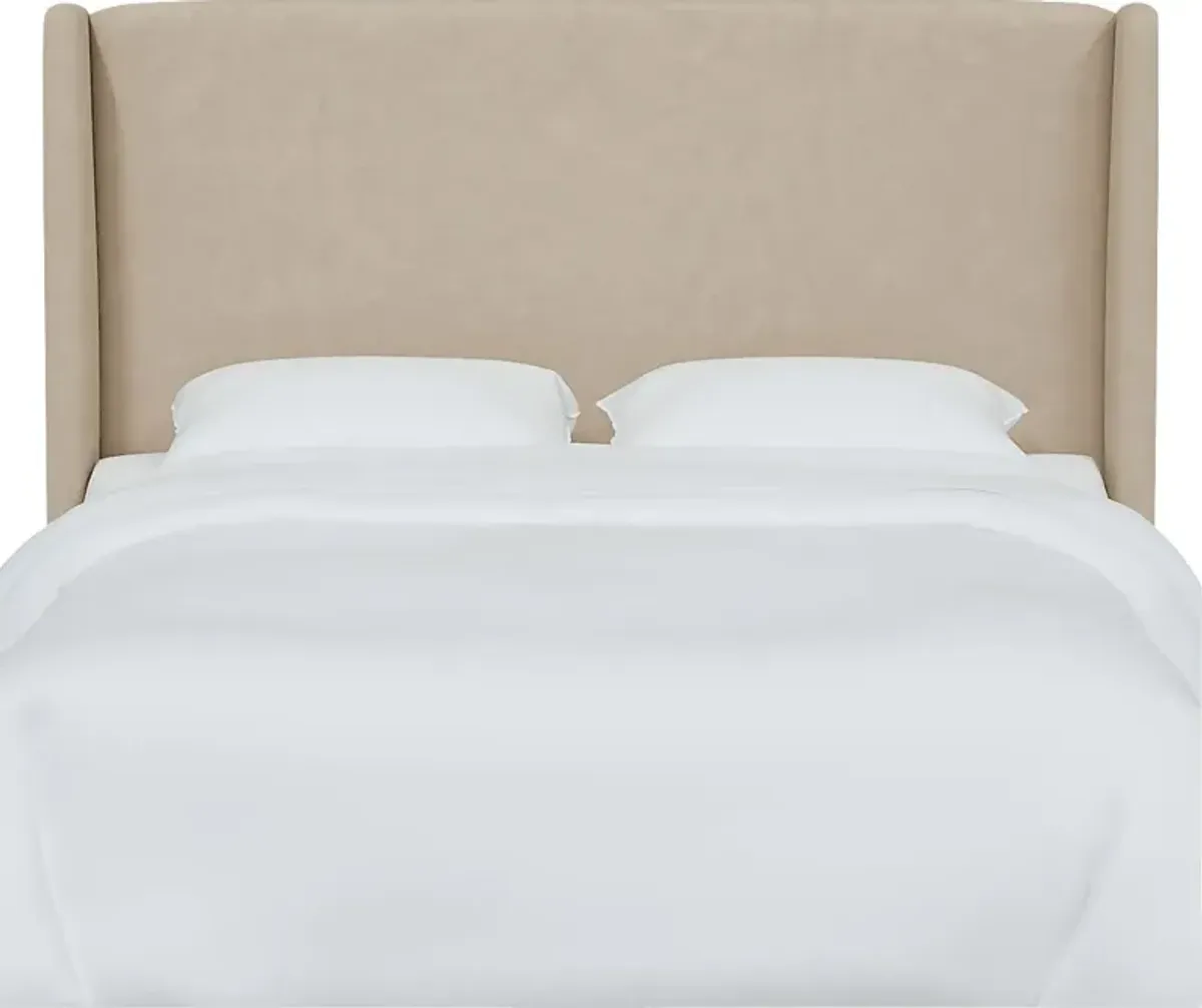 Delorna I Tan California King Headboard