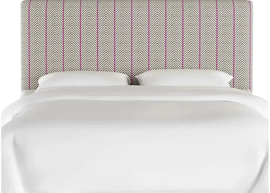 Ellalynn II Fuschia California King Headboard