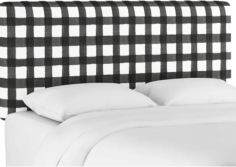 Ellalynn II Black California King Headboard