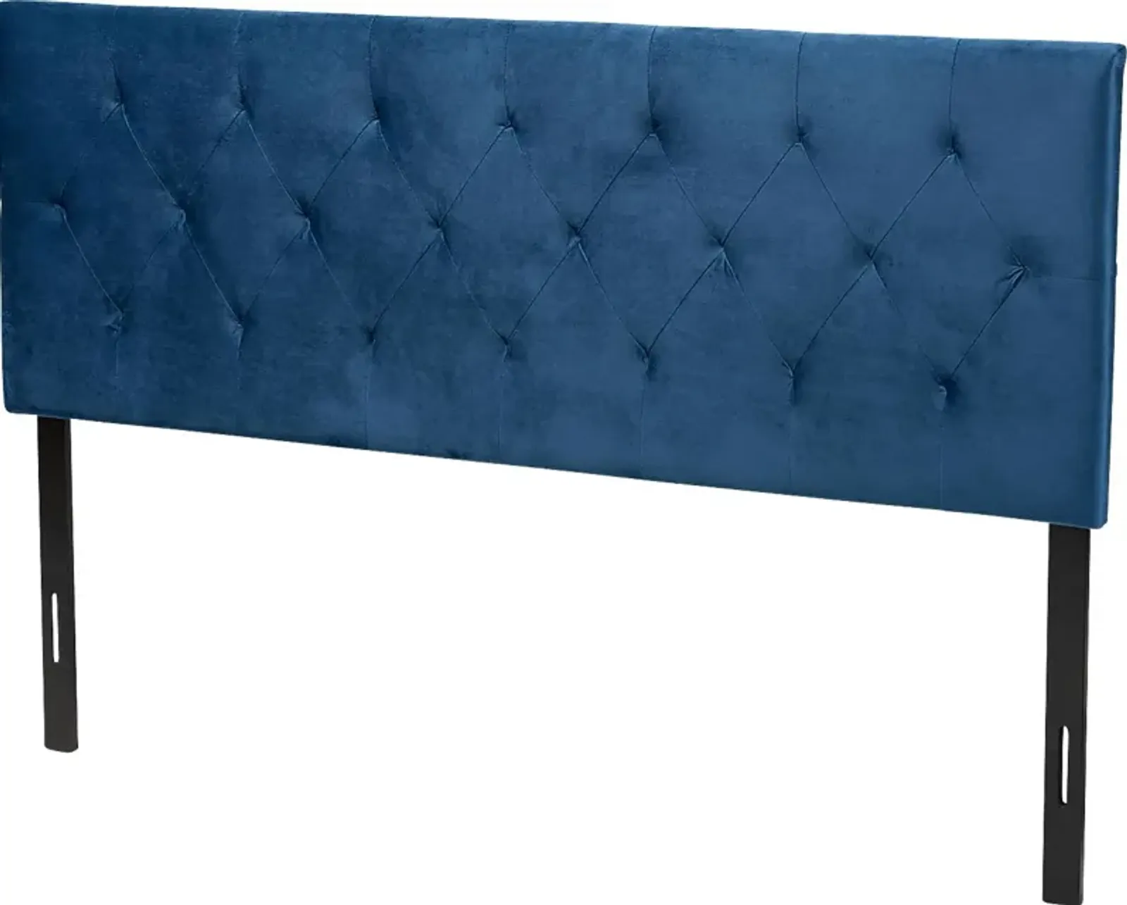 Arpino Navy Blue King Upholstered Headboard