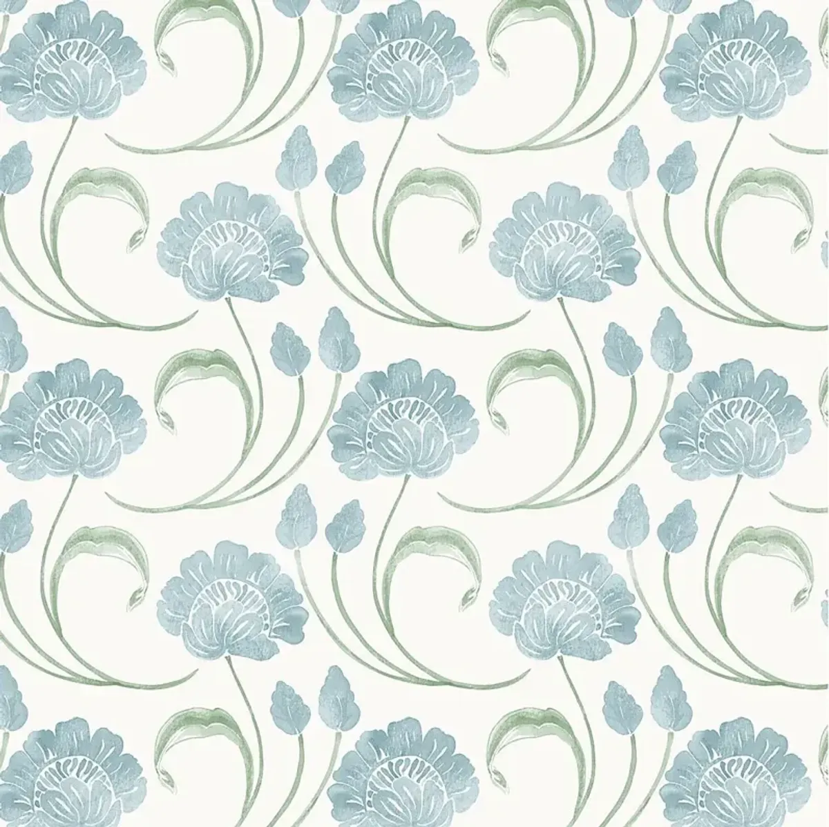 Meadow Breeze Sage King Upholstered Headboard