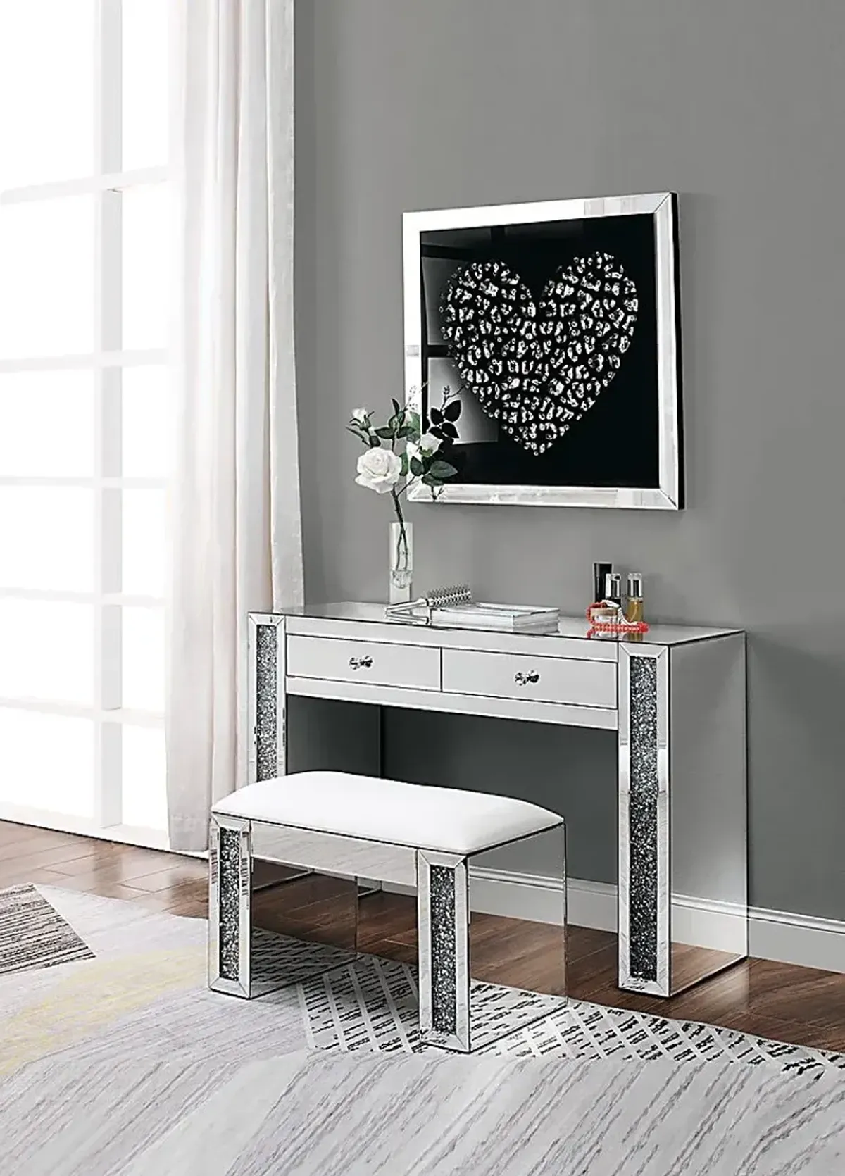 Nedderson Silver Desk