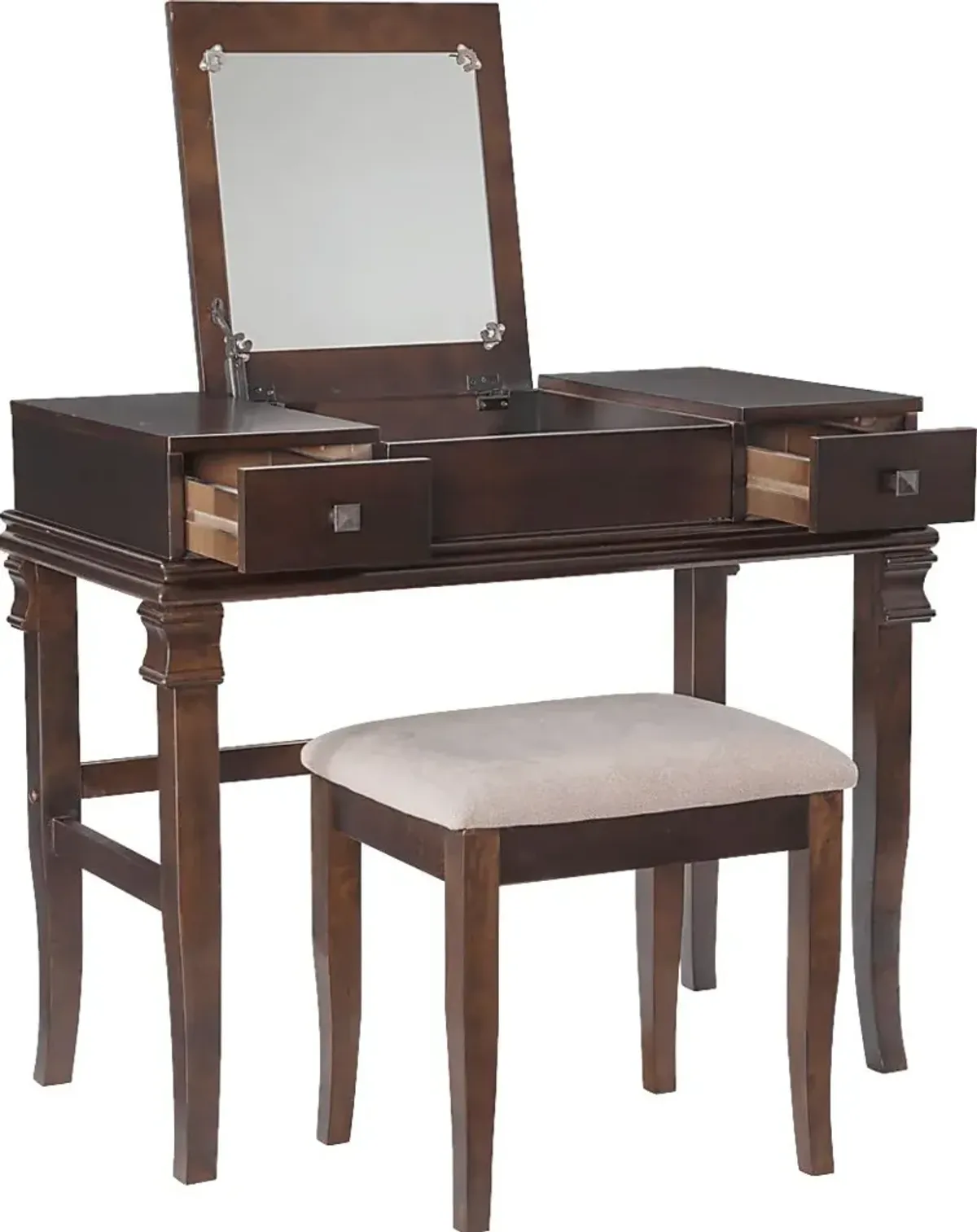 Alline Brown Vanity Set