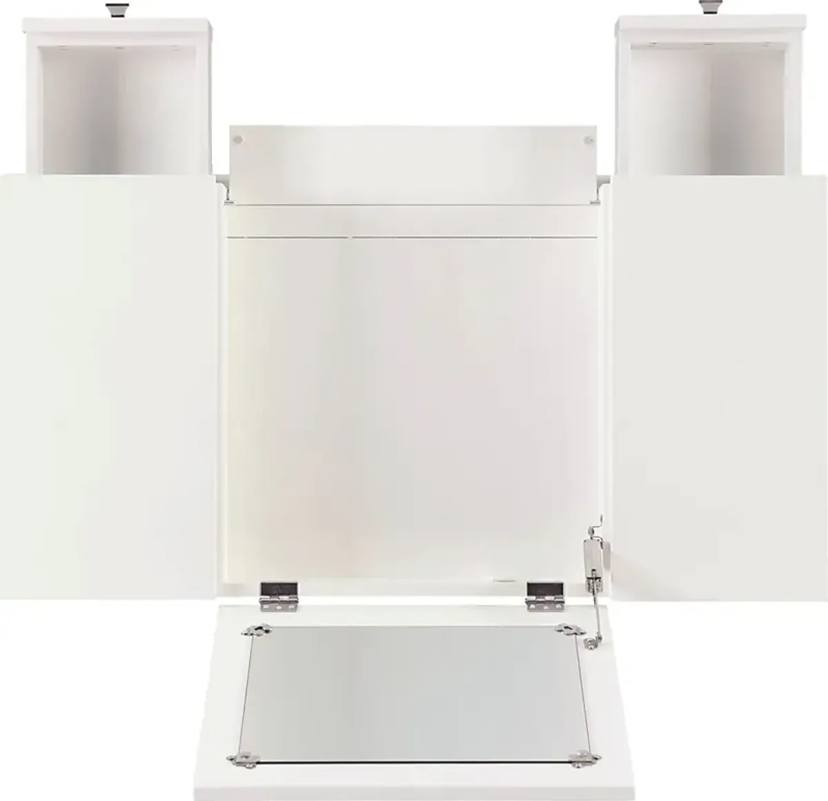 Alline White Vanity Set