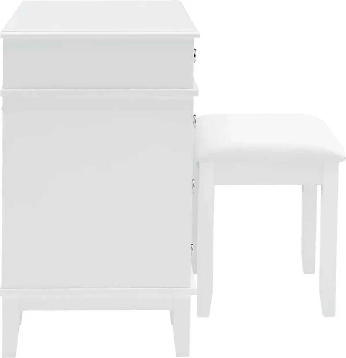 Bream White Vanity Set